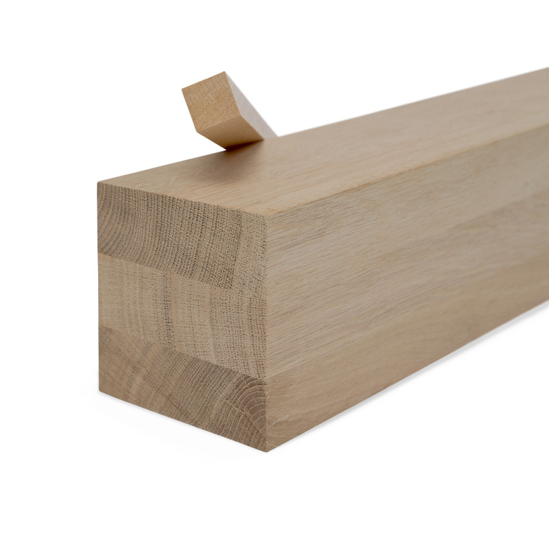 Leimholz - Eiche nach Maß - 100x100mm