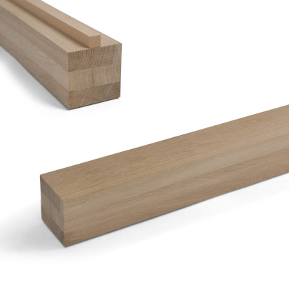 Leimholz - Eiche nach Maß - 100x100mm