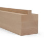 Glued beech wood made to measure - 100x100mm