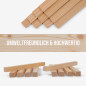 10-piece set of wooden strips - planed larch - 40x40x500mm
