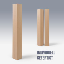 Leimholz - Buche nach Maß - 120x120mm