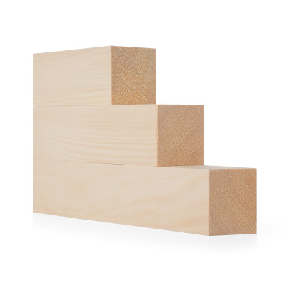 Carving wood from Swiss pine