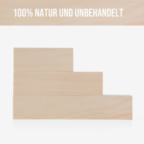 Carving wood from Swiss pine