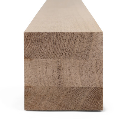 Leimholz - Eiche nach Mass - 100 x 100 x 350 - 1000mm