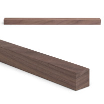 Holzleiste - Nussbaum nach Mass - 20 x 20 x 350 - 1000mm