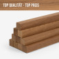 10er-Set Holzleiste - Teak gehobelt - 20/20/500mm