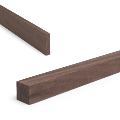 Custom walnut wood strip