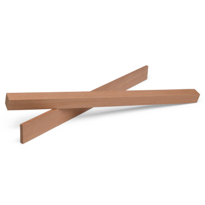 Woodsellers - Solid Mahogany Wood Strip Made to Measure - Planed on All Sides