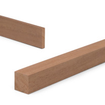 Woodsellers - Solid Mahogany Wood Strip Made to Measure - Planed on All Sides