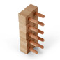 Decorative nails - Oak chamfered - 20x20x20mm
