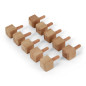 Decorative nails - Oak chamfered - 25x25x25mm