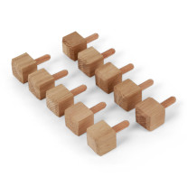 Decorative nails - Oak chamfered - 25x25x25mm