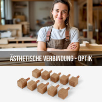 Ziernägel - Eiche standard - 20x20x20mm