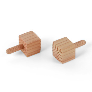 Decorative nails - Larch, beveled - 20x20x20mm