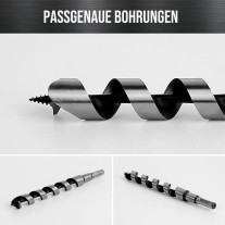 Schlangenbohrer mit 6-Kant-Aufnahmeschaft