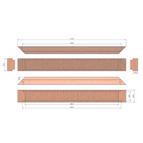 Holzrahmen für Magic Mirror