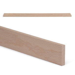 Holzleiste - Eiche gehobelt - 8x25x1000mm