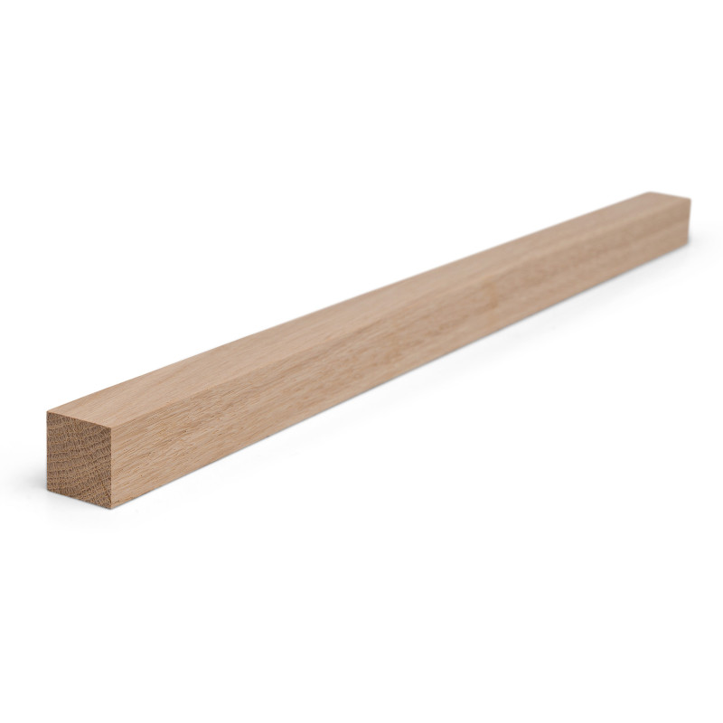 Holzleiste - Eiche gehobelt - 25x25x1000mm