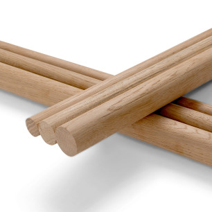 Round bar - oak made to measure