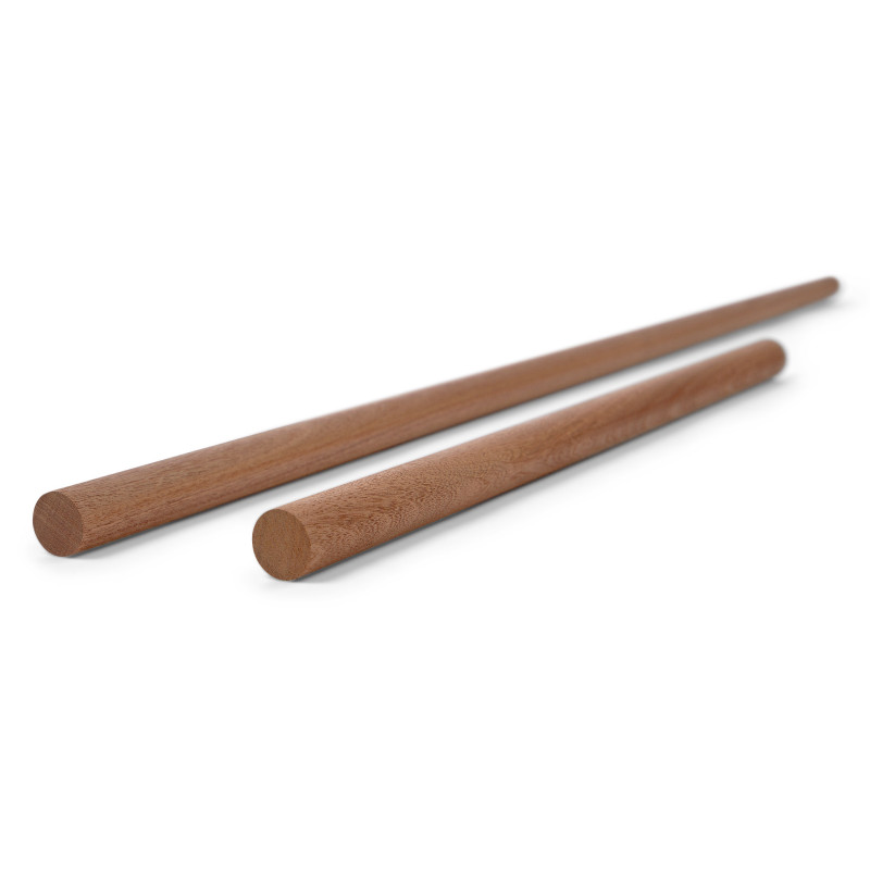 Round bar - mahogany made to measure