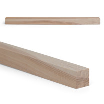 Holzleiste - Esche gehobelt - 23x23x1000mm