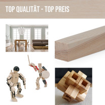 Wood strip - planed ash - 23x23x1000mm