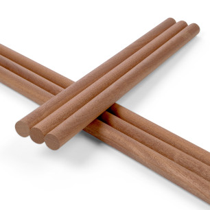 Round bar - mahogany made to measure