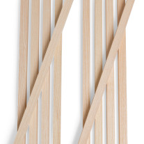 Holzleiste - Esche gehobelt - 25x25x1000mm