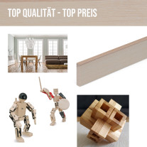 Wood strip - planed ash - 20x50x1000mm