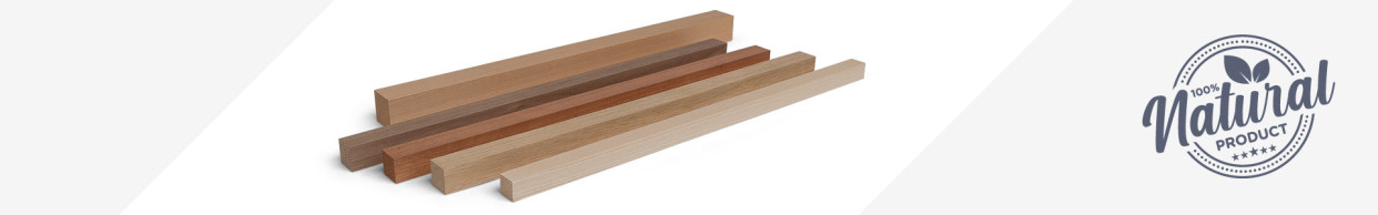 Wooden strip made to measure