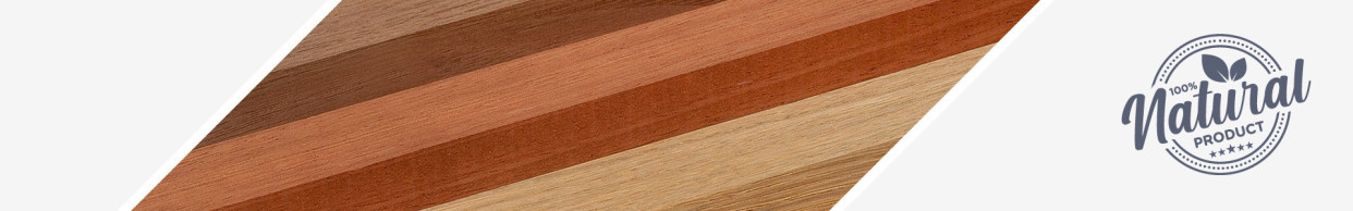 Solid wood - oak, beech, walnut, mahogany, larch, ash, birch