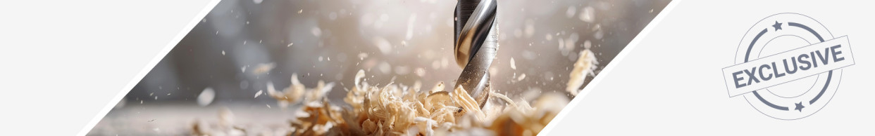 Woodsellers  - Zubehör - Profi Schlangenbohrer für Weich- & Hartholz