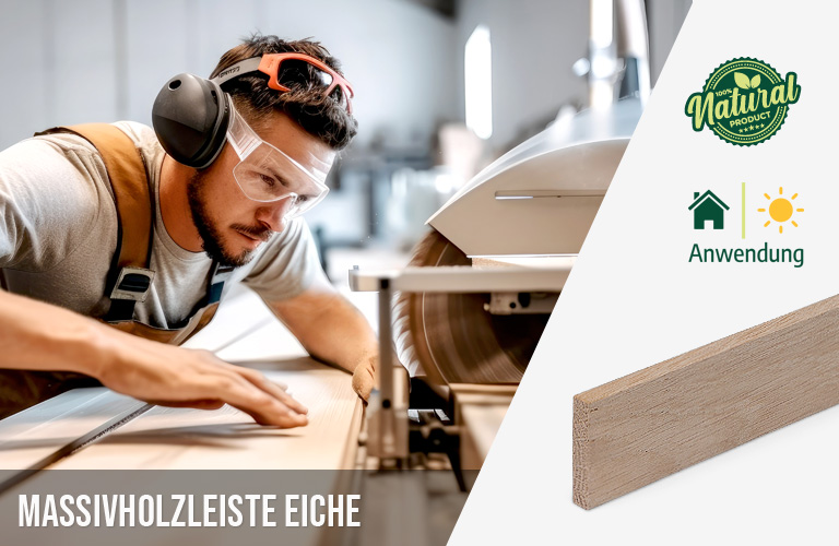 Woodsellers Massivholzleiste in Eiche: Top-Qualität zum besten Preis!