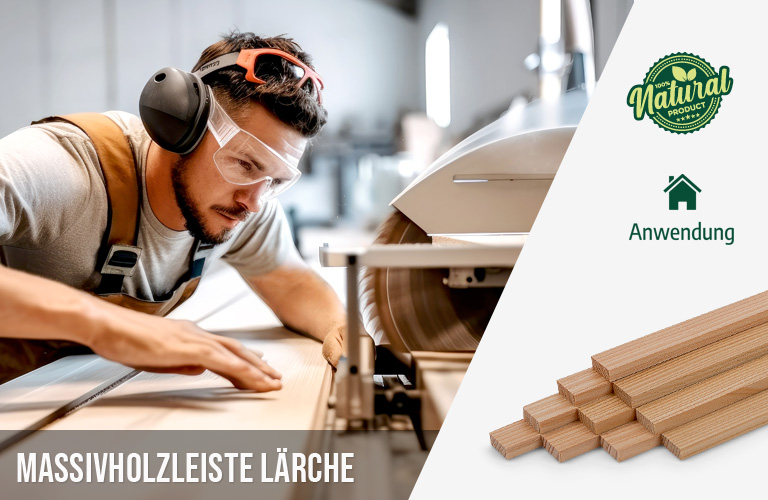 Zuschnittservice Woodsellers - Massivholzleiste Lärche